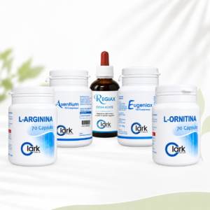 Kit Clark completo, Axentium + Eugeniax + Regiax + L-Arginina + L-Ornitina | Programma Metodo Clark